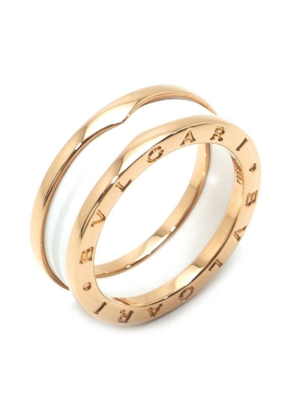 Bvlgari B.zero1 Ring Strong 60 White Ceramic